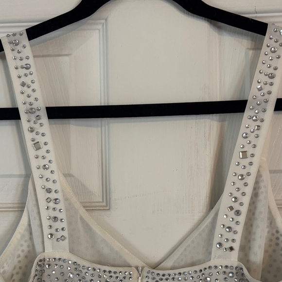 Akira No Caption needed mini rhinestone dress  SZ M - Picture 10 of 13